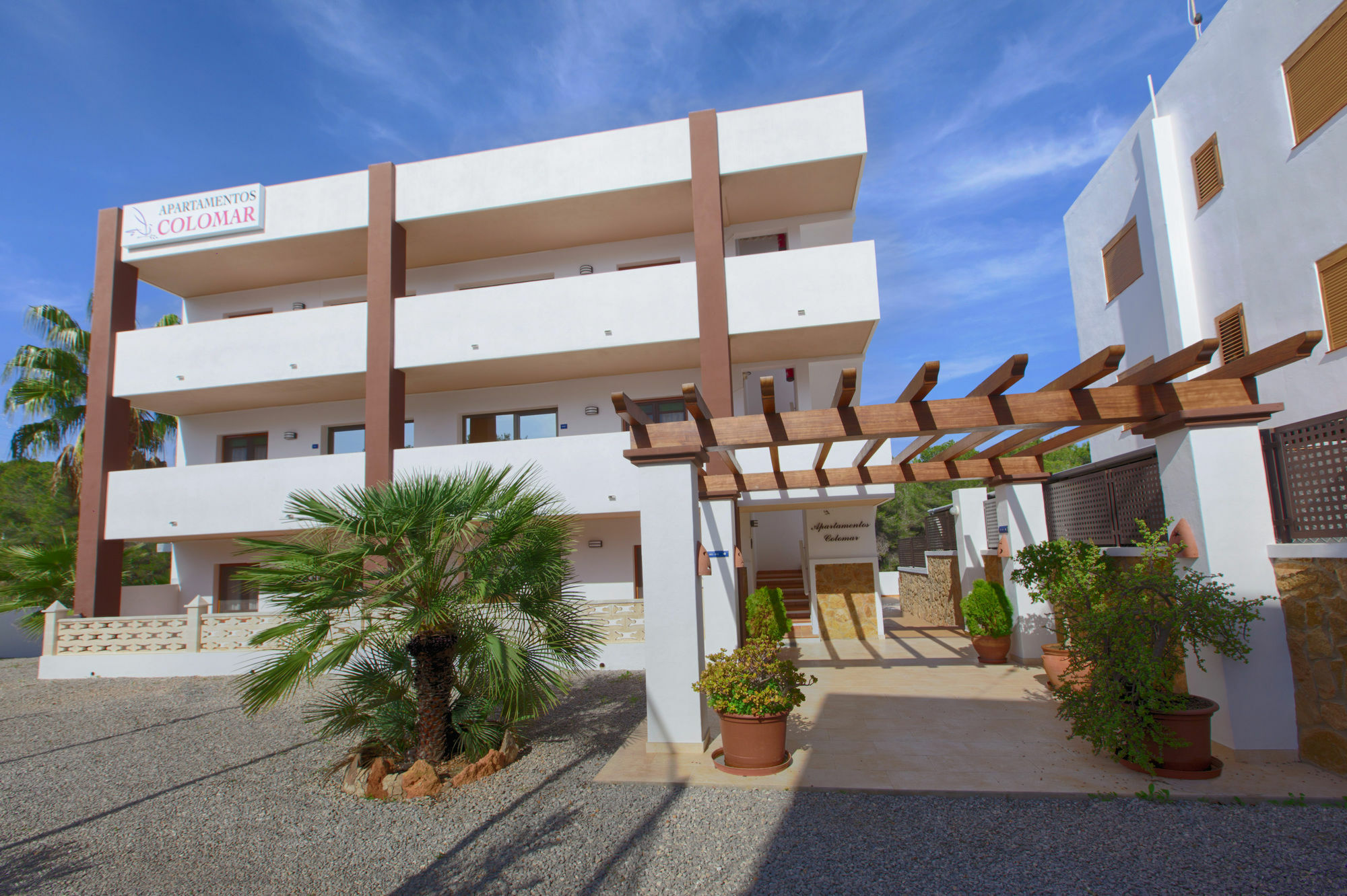 Apartamentos Colomar Santa Eularia des Riu Bagian luar foto